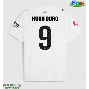 Valencia Hugo Duro #9 Hemmatröja 2025-26 Kortärmad